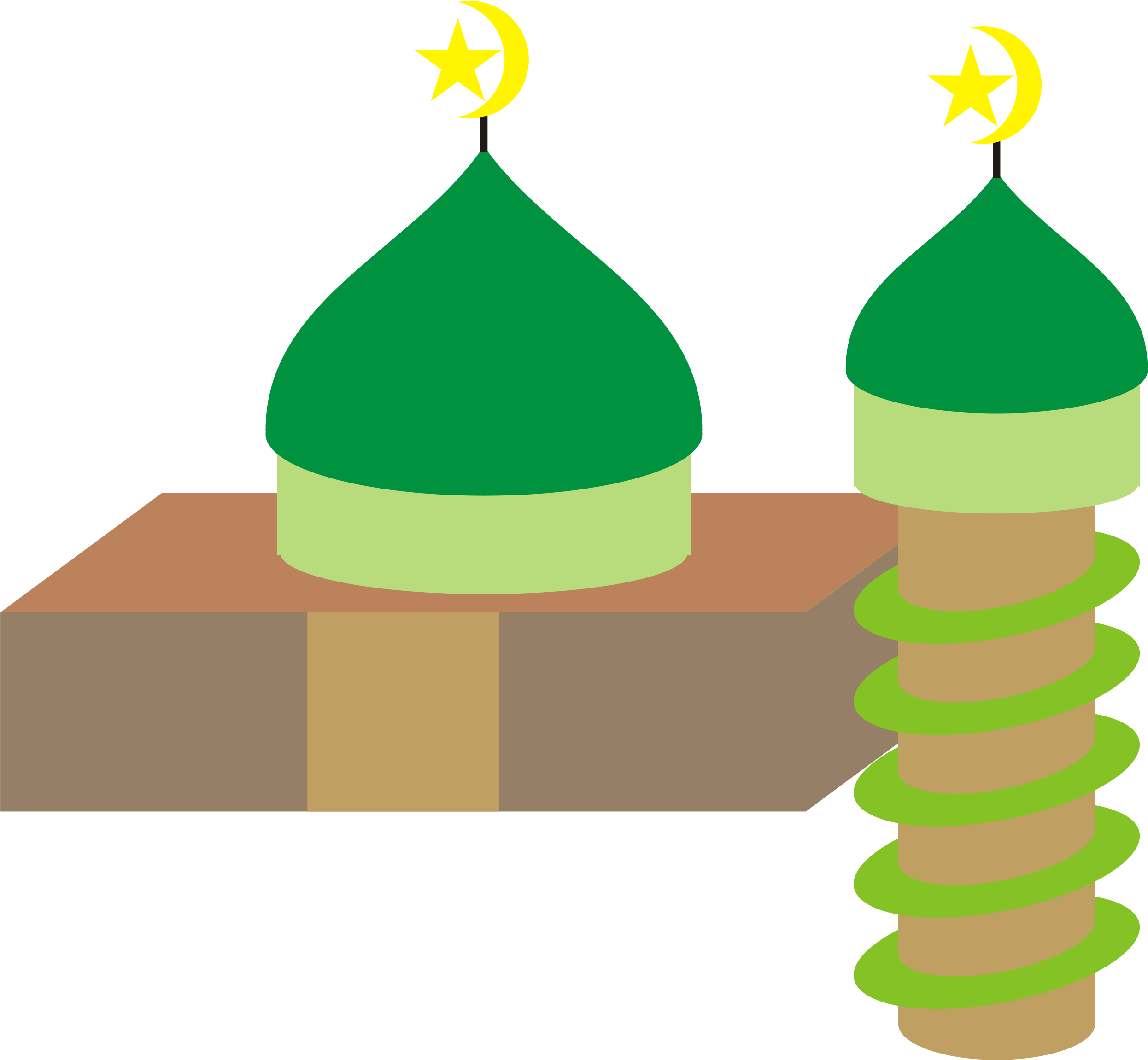 This Free Icons Png Design Of Simple Mosque (3106x2400), Png Download