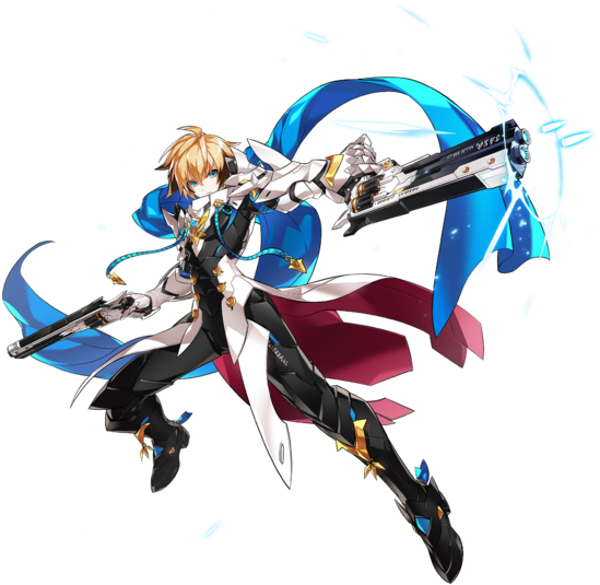 Fpportrait - Elsword Fatal Phantom Fan Art (550x543), Png Download