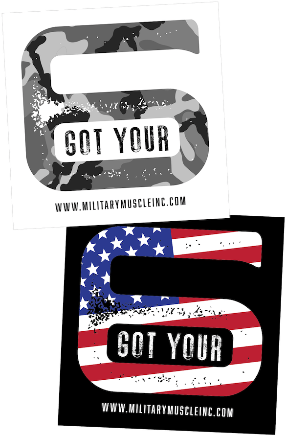 “got Your 6” 5 Inch Vinyl Sticker Combo Pack - Got Your 6 (616x960), Png Download