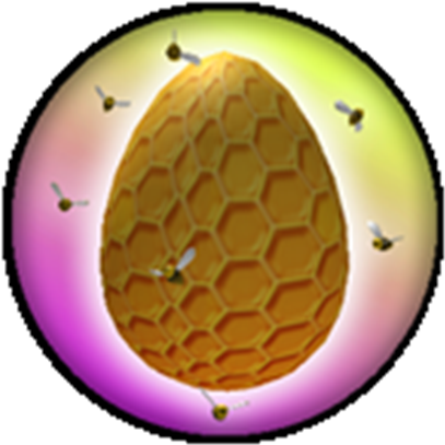 Beehive Egg - Dessert (420x420), Png Download