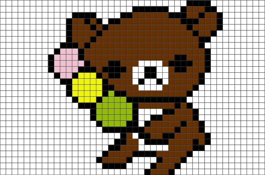 Rilakkuma Pixel (880x581), Png Download