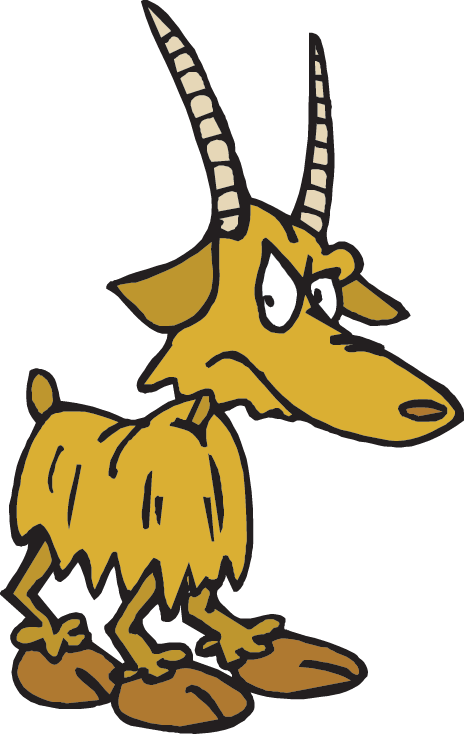 Download Png Freeuse Download Mountain Resources Science Trek - Mad Cartoon  Goats PNG Image with No Background 