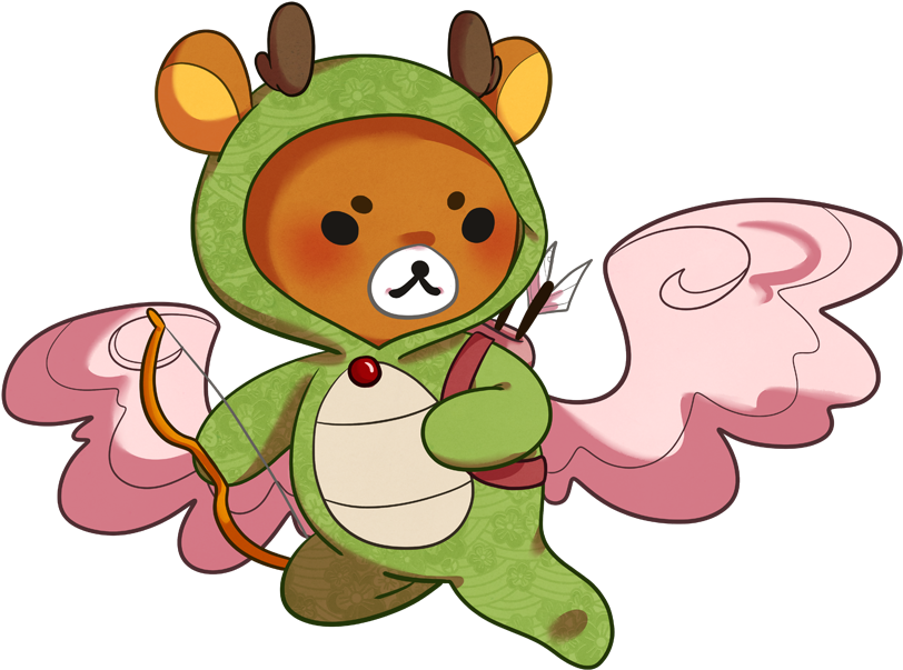 [ych] Cupid Rilakkuma - Cartoon (850x750), Png Download