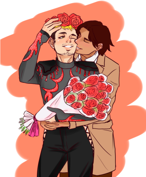 Gosh, I Love This Two - Chris Giacometti X Masumi (500x637), Png Download
