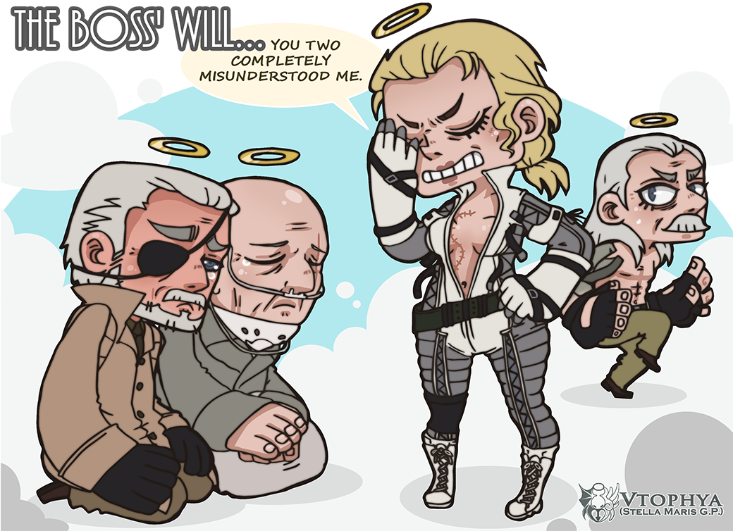 the Boss1 Will You Two Completely Misunderstood Me - Boss And Ocelot (1039x765), Png Download