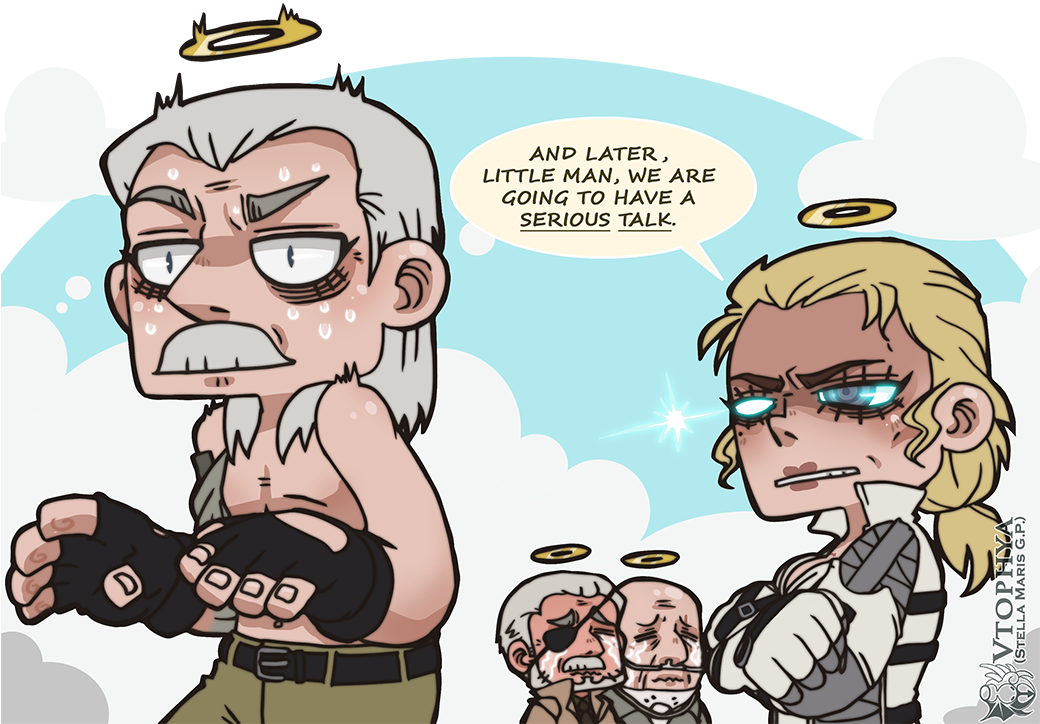 an О Later, Little Man, We Are Going To Have A Serious - Metal Gear Boss Will (811x597), Png Download