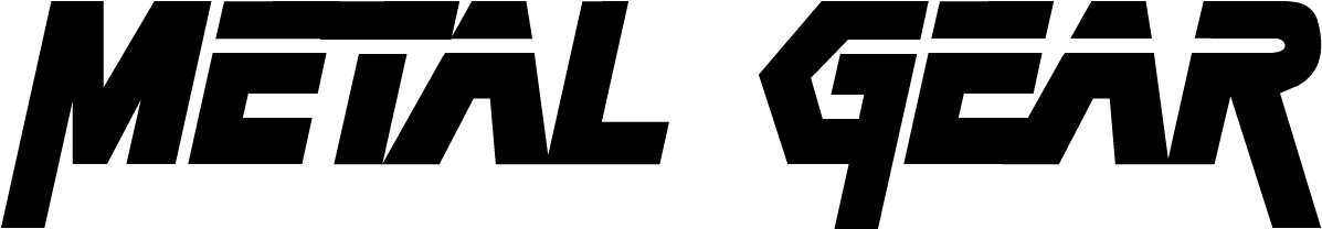 Metal Gear Solid Png Clipart Library Download - Metal Gear Solid Title (1200x300), Png Download