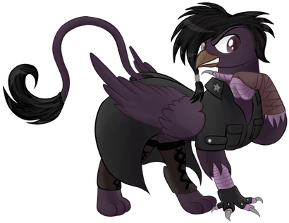 Crow Clipart Fallout - Equestria (434x350), Png Download