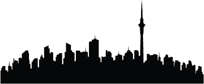 Auckland New Zealand Skyline Wall Decal - New Zealand Travel Guide: The Ultimate Tourist's Guide (451x451), Png Download