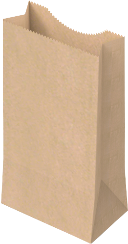 6lb Sos Grocery Bag Brown - Bag (1100x1000), Png Download