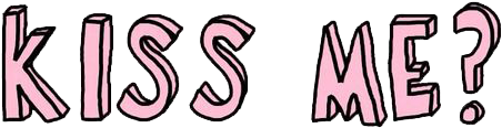 Kiss Me Png File - Kiss Me Png (500x260), Png Download