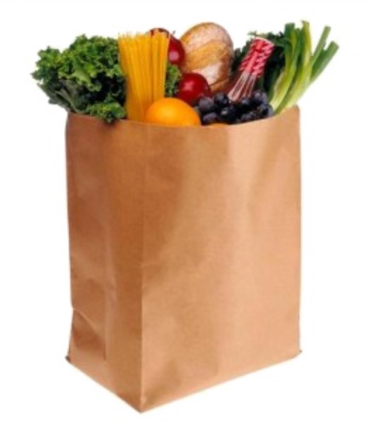 Grocery Png Photos - Grocery Shopping Bag (522x600), Png Download