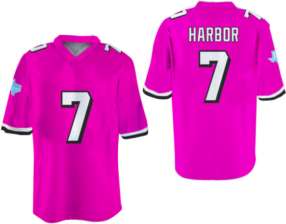 Colors Lance Harbor West Canaan Coyotes Football Jersey - American Football (600x600), Png Download