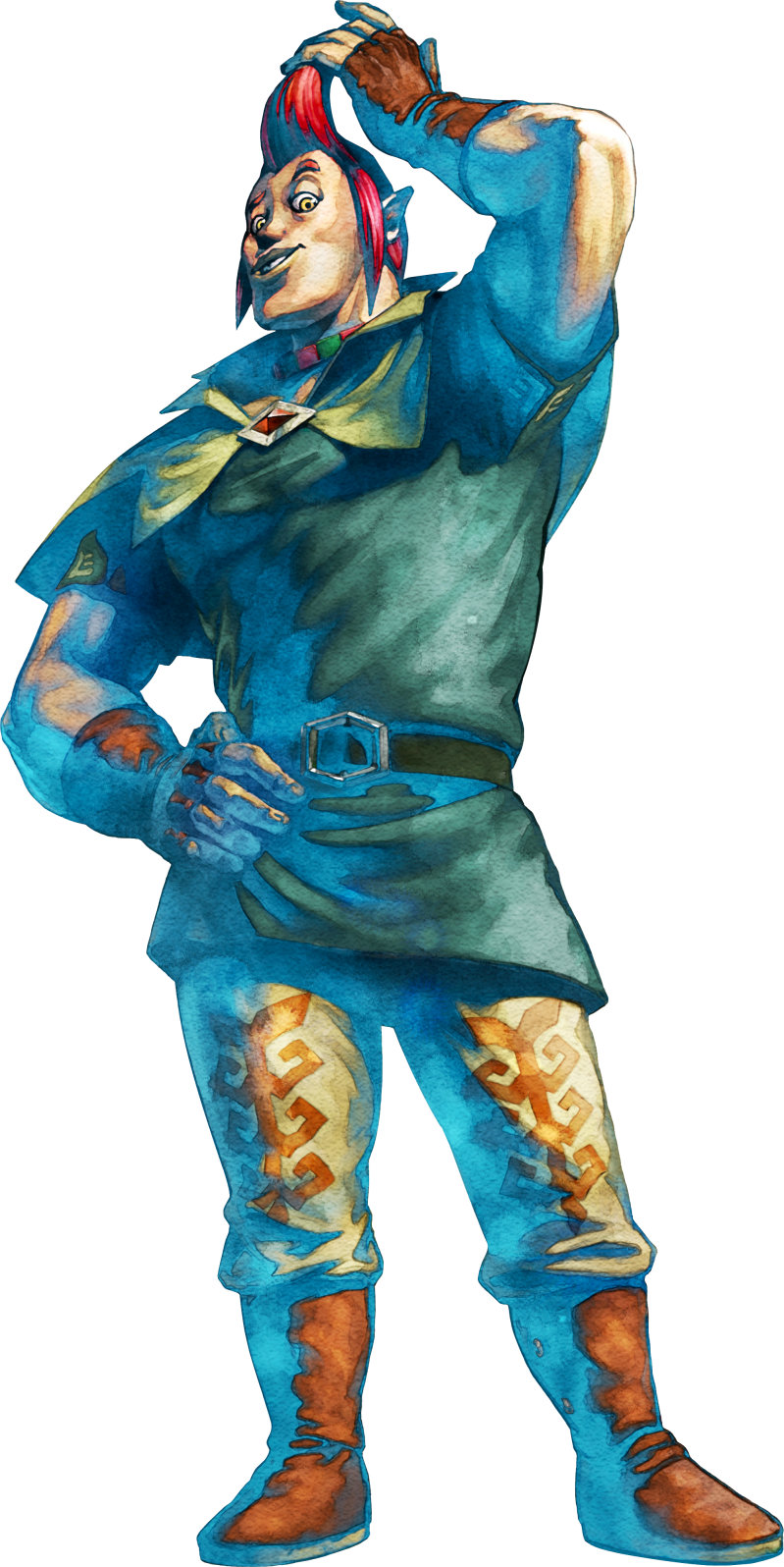 Groose Model Large - Zelda Skyward Sword Characters (799x1596), Png Download