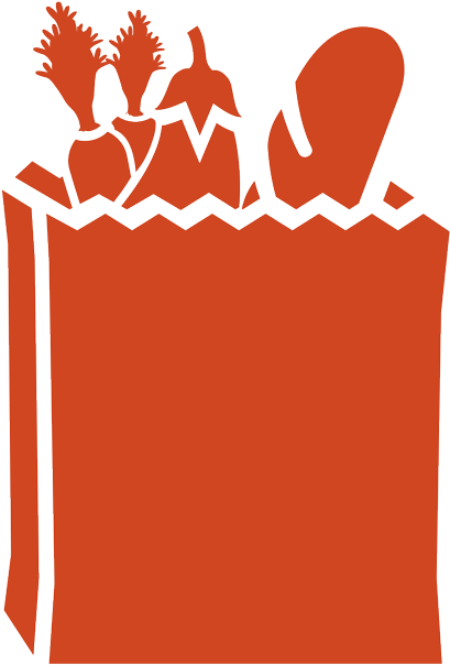 Grocery Bag (669x699), Png Download