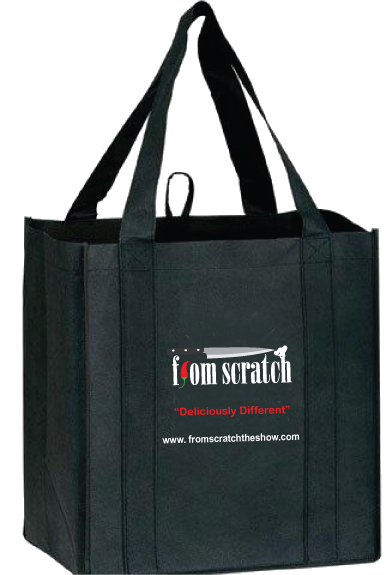 Grocery Bag - Custom Endurachrome Non-woven Market Tote, 12" W X (390x575), Png Download