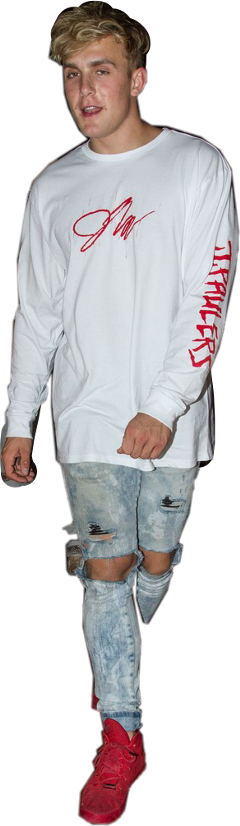 Jake Jakepaul Team10 Jp Freetoedit - Jake Paul (240x826), Png Download
