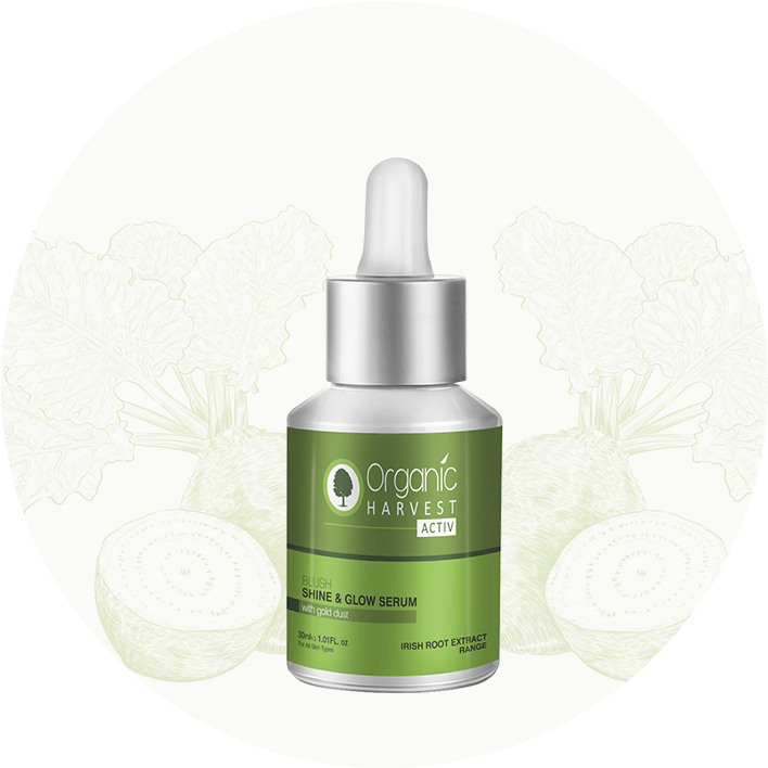Blush-shine & Glow Serum - Organic Harvest Juvenescence Anti Ageing Serum , 30ml (814x723), Png Download