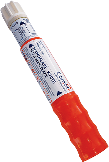 White Handflare - Comet Flare White (435x746), Png Download