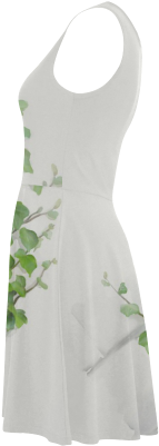 Watercolor Vines, Climbing Plant Atalanta Sundress - Cocktail Dress (500x500), Png Download