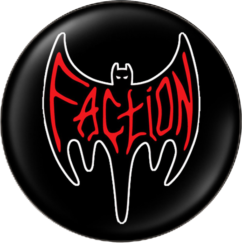 "bat Logo" Button - Faction (1000x1000), Png Download