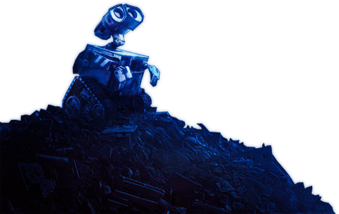 Well, I Would Like To Bring Some Luminescence To Picture - Wall E Background (699x442), Png Download