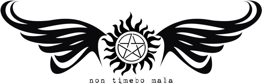 Tattoo By Nikky - Supernatural Anti Possession Symbol With Wings (900x600), Png Download