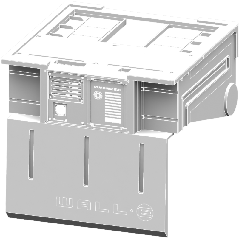 I Enabled Contour Lines So You Could See The Wall-e - Television (1600x900), Png Download