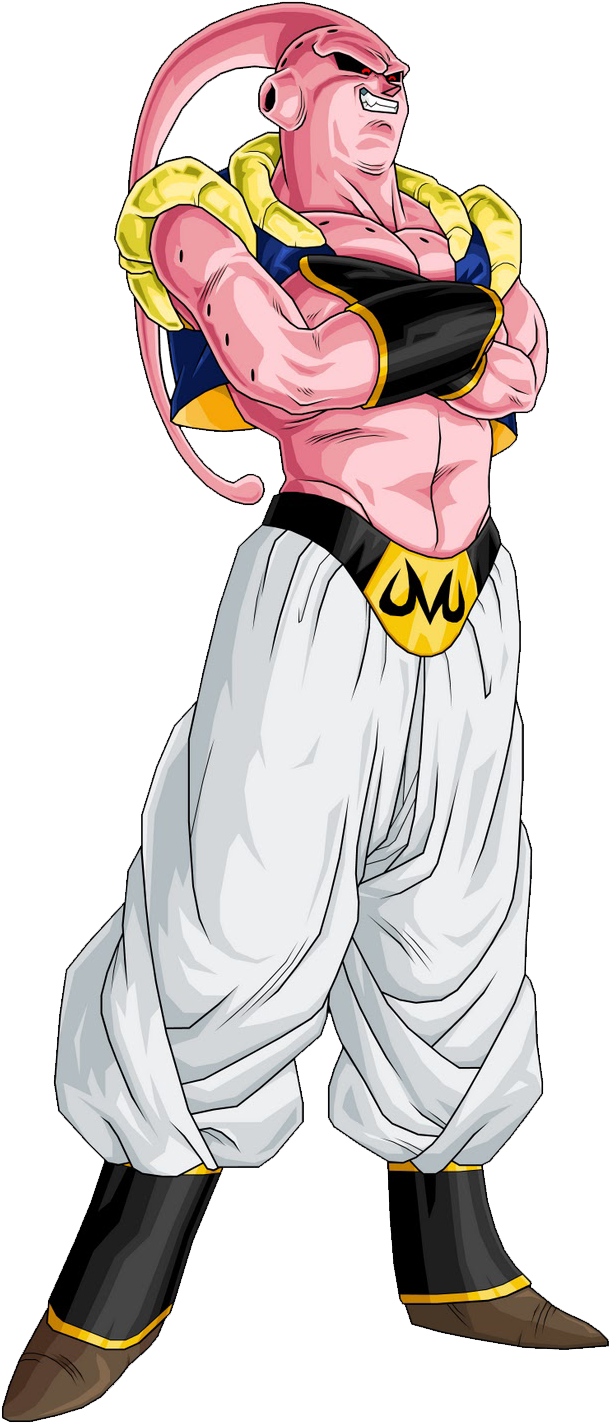 Super Buu - Super Buu Dragon Ball (621x1449), Png Download