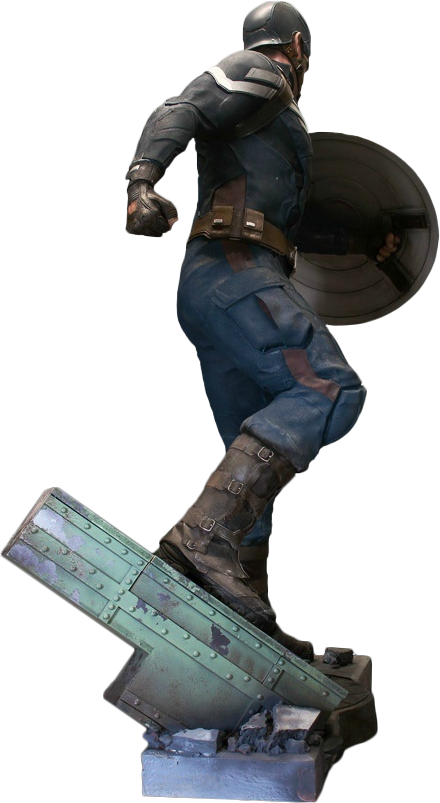 Captain America - Figurine (440x803), Png Download