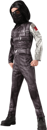 Kids Winter Soldier Costume - Winter Soldier Deluxe Costume (415x415), Png Download