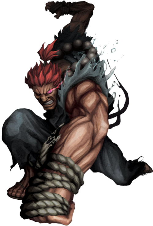 Akuma - Akuma Street Fighter (500x740), Png Download