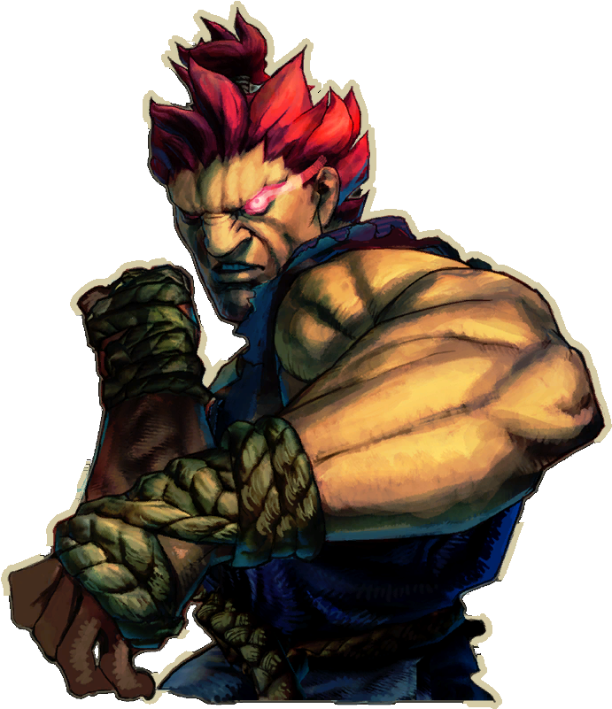 Akuma - Akuma Street Fighter (736x846), Png Download