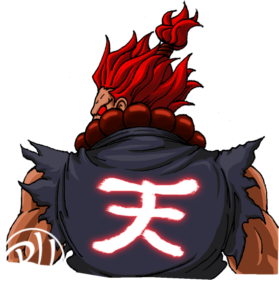 Akuma - Street Fighter Akuma Avatar (571x594), Png Download