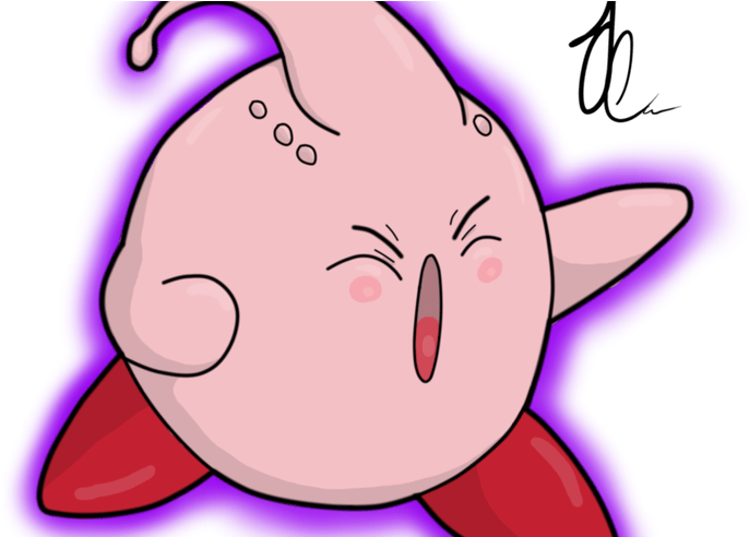 Do You Think Kirby Was The Inspiration For Majin Buu - Majin Buu (800x491), Png Download