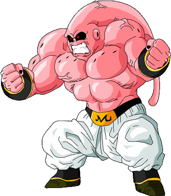 Essa É A Forma Atingida Depois Que Kid Boo Absorve - Imagens De Majin Boo (351x402), Png Download
