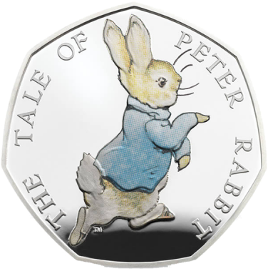 United Kingdom 2017 50 Pence Beatrix Potter - Beatrix Potter 50p Collection (400x400), Png Download