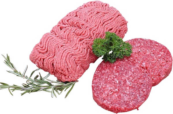 Minced Meat “69” Beef And Pork Mixture - Ground Beef (600x394), Png Download
