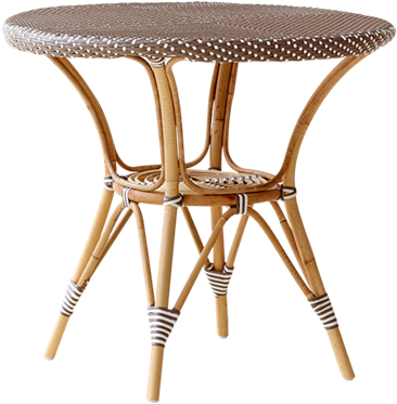 Danielle Café Table Rattan Medium Cappuccino - Sika Design Affäire Danielle Cafétisch, Ø 80 Cm (908x584), Png Download