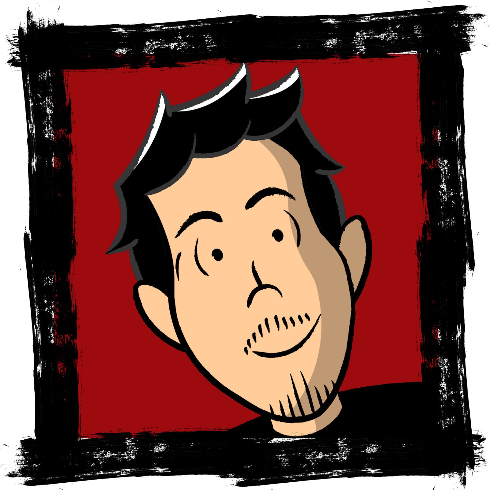 Iamo Ismael Alejandro Moreno Ozuna Cartoonist And Character - Picture Frame (1600x1600), Png Download