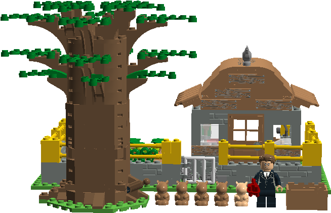 Mcgregor's Garden - Tree (1036x601), Png Download