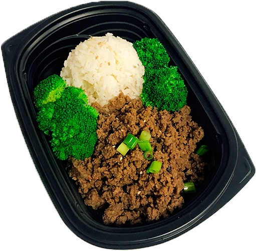 Korean Ground Beef Rice Bowl - Ground Beef (562x562), Png Download