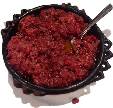 Ground Beef) - Kitfo Ethiopian Food (388x355), Png Download