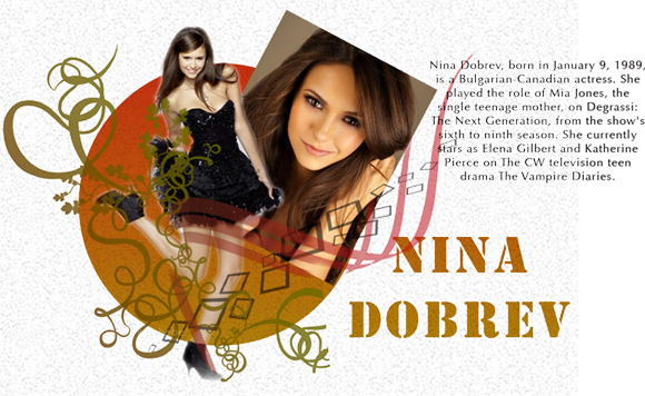 You Make Me Happy, When Skies Are Gray - Nina Dobrev Movie Actress 16x12 Print Poster (580x356), Png Download