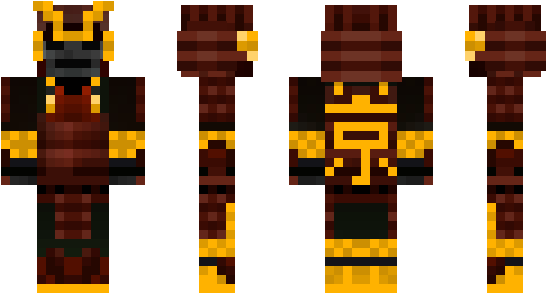 Minecraft Skin Akuma - Survivor Skin Minecraft Pe (600x348), Png Download