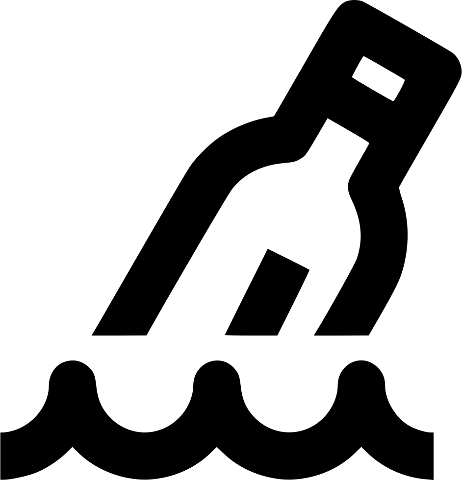 Message Bottle - - Message In A Bottle (942x980), Png Download