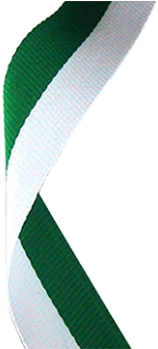 Green/white Woven Ribbon - Green White Ribbon Png (464x348), Png Download