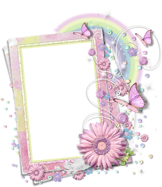 Фотки Christmas Frames, Halloween Frames, Borders For - Cute Pink Frame Png (519x600), Png Download