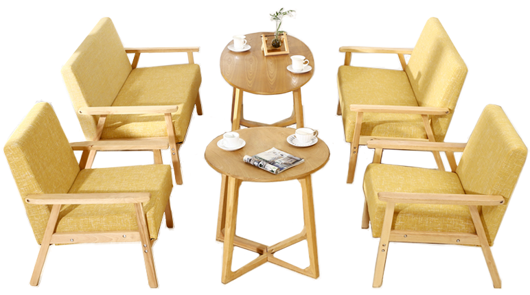 Dessert Tea Shop Western Cafe Table And Chair Combination - Chair (800x800), Png Download