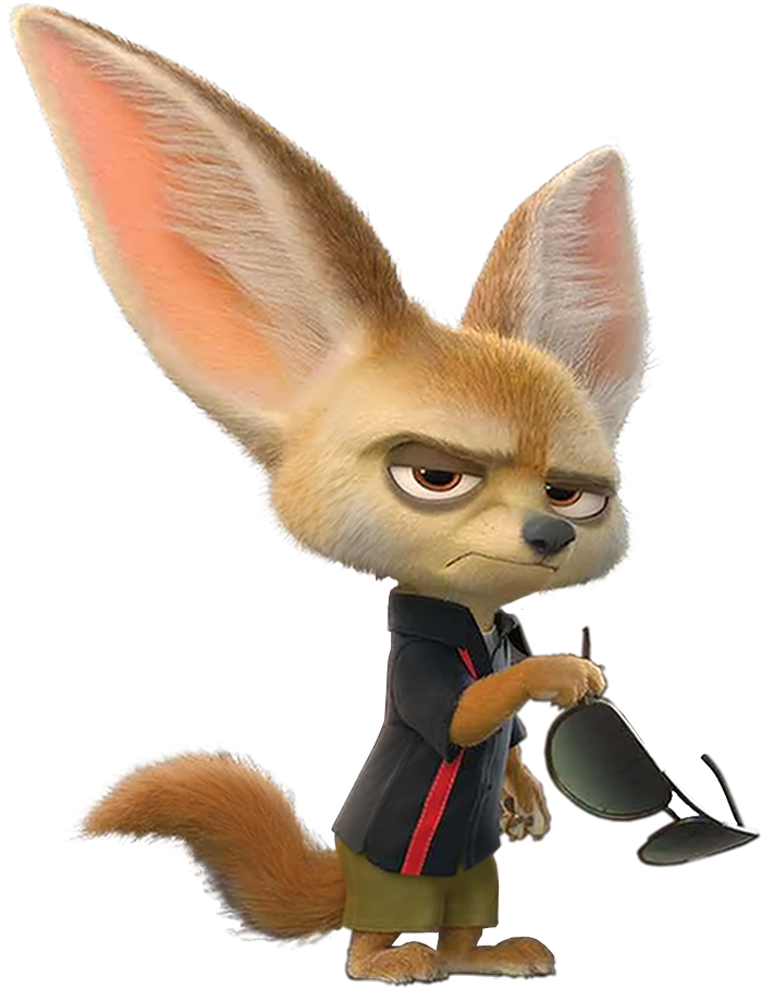 Fennec Fox - Finnick Zootopia (466x599), Png Download